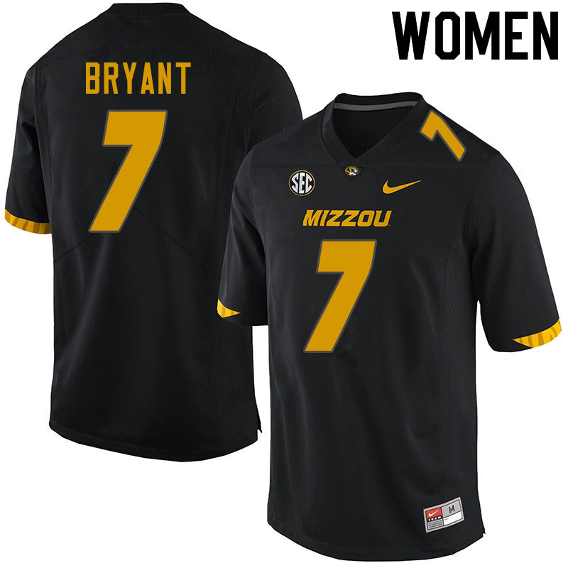 Women #7 Kelly Bryant Missouri Tigers College Football Jerseys Sale-Black